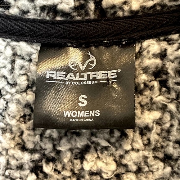 REALTREE Womens Sherpa Pullover | Quarter Button Up | Supper Soft | Size Small - Picture 6 of 6